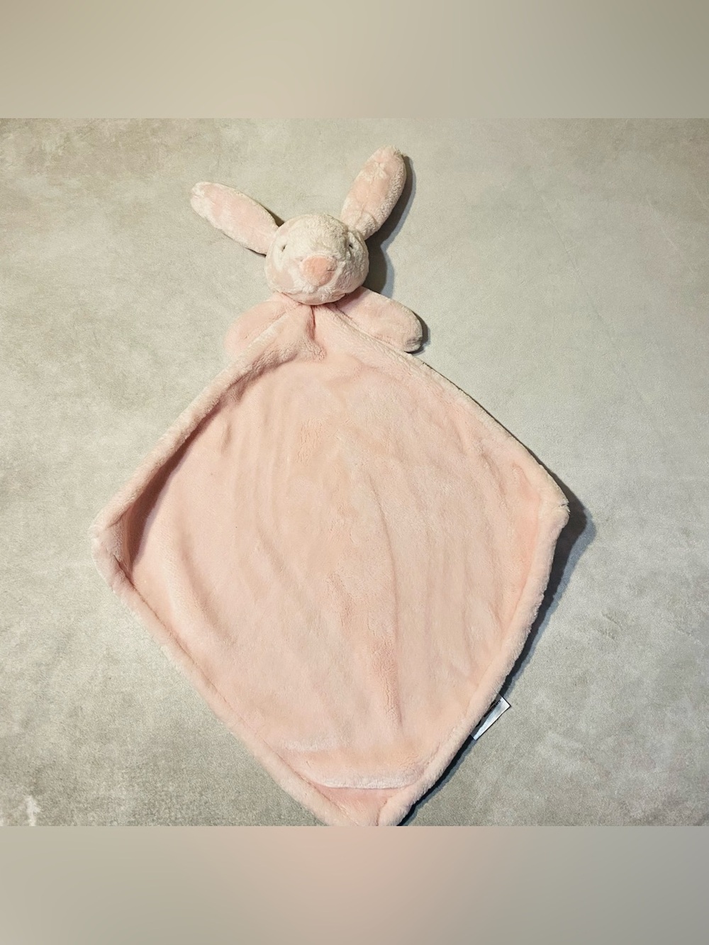 Oeko-Tex Pink Plush Bunny Baby Lovey Blanket Soft & Cozy Oversized Blankie